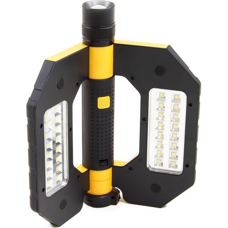 LED Torch 250Lm Wolf 3 Modes Magnetic Battery Powered Flashlight (1/5)