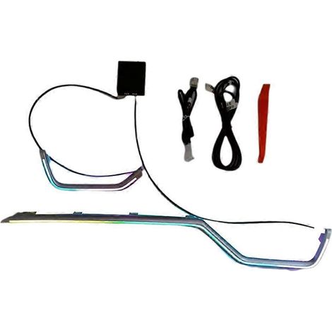 Dekorative LED-Ambientebeleuchtung für das Armaturenbrett (Linkslenker) für Toyota Rav4 Xa50 2019-2024 (1/5)