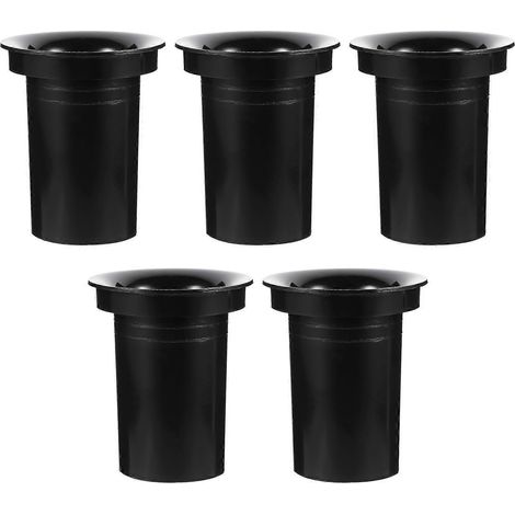 Lot de 5 tubes de remplacement pour haut-parleur, tuyau bass-reflex en plastique, sortie d'air-9X11CM-Black (1/2)