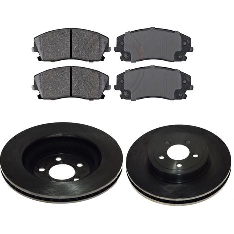 KIT FRENI ANTERIORI compatibile con DODGE CHALLENGER COUPE - DISCHI + PASTIGLIE OEM: P11019, P11017 / C3Y026ABE , C3Y035ABE /SOSTITUZIONE DIRETTA/BASSA POLVERE/SILENZIOSO (1/5)