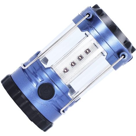 Lampe de poche LED d'urgence portable pour camping, randonnée, pêche, ouragans et pannes de courant, 14,5 x 8 cm. Lampe de secours d'extérieur portabl (1/4)