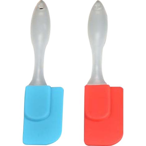 Spatule En Silicone - 19 X 3,5 Cm - Résistant À La Chaleur Jusqu'à 230 °C - Pour Racler Mélanger Étaler - Lot De 3 (1/5)