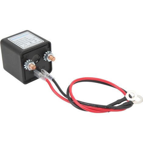 Interrupteur de déconnexion de batterie de voiture avec télécommande et bornes en cuivre pour automobile 12 V 200 A (1/5)