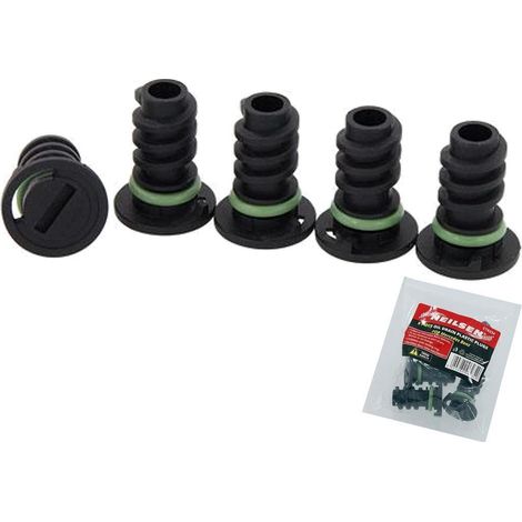 Neilsen 5pc Oil Drain Plastic Sump Plugs Covers Mercedes Benz Engines Set