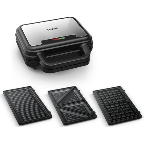 Appareil 3-en-1 gaufres, sandwichs et paninis 700 W