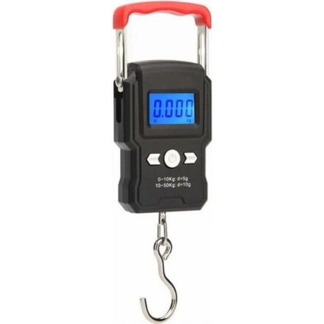Balance de cuisine électronique suspendue, précision double, rétroéclairage LCD, capacité 50 kg / résolution 5 g (1/5)