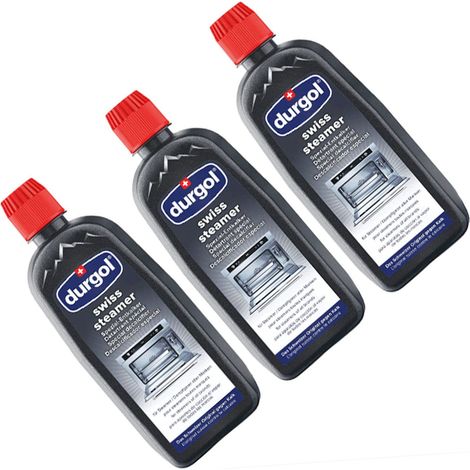 Lot de 3 détartrants spéciaux DURGOL pour cuiseurs à vapeur 500 ml (DU153) Four, cuisinière