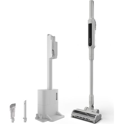 Nilfisk MOVE Aspirateur Balai Sans Fil + Station d’Accueil – Aspirateur 2-en-1 Léger, Autonomie 30 min - Gris