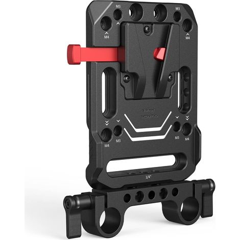 V Mount Battery Plate, 15mm Double Rod Clamp - 3016 (1/5)