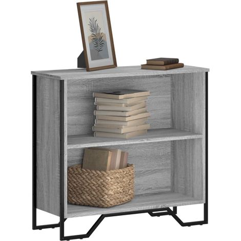 Bücherregal Grau Sonoma 80x31x74,5 cm Holzwerkstoff