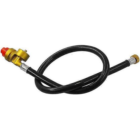 Régulateur de rechange pour réchaud de camping portable à gaz propane/butane de 66 cm (26 pouces) avec tuyau, compatible avec les bouteilles jetables de 450 g (1 lb). (1/4)