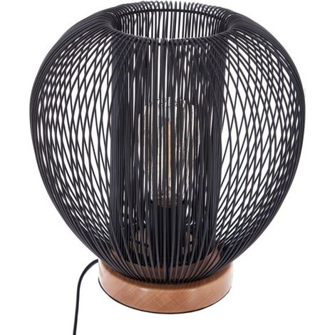 Lampe à Poser "Filament" 27cm Noir