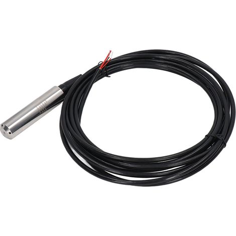 Transmetteur de niveau de liquide haute précision 4-20mA, Type d'entrée anti-interférence, sonde de capteur d'eau DC10-36V 10m / 32,8 pieds (1/5)