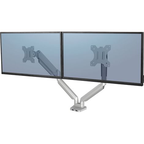 Fellowes, Bras porte-écran série PLATINUM, bras double pour 2 (1/3)