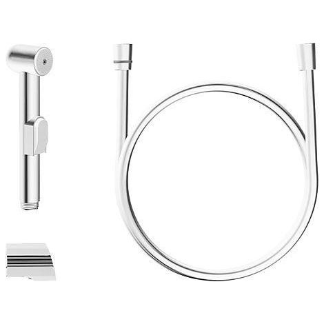 Hansa Jet - Set de douche hygiénique, chrome 01970200 (1/2)