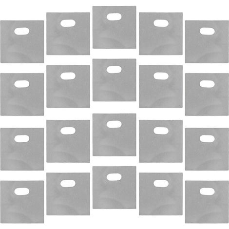 Pattes de réparation en PVC pour stores verticaux, 200 pièces, couleur blanche (1/5)