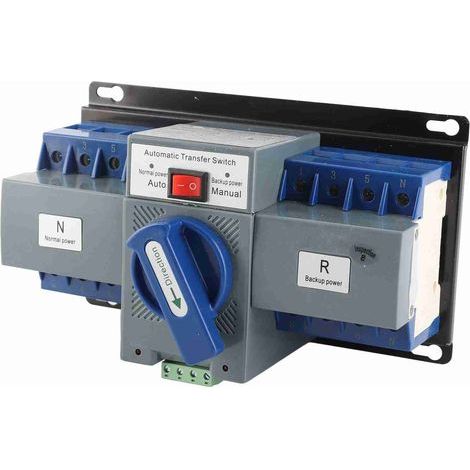 YDuupxe Einzelmotor-Not-Umschalter mit elektromechanischer Verriegelung, geräuscharm, geringe Auswirkung für einen 50 kA AC-Leistungsschalter (1/5)