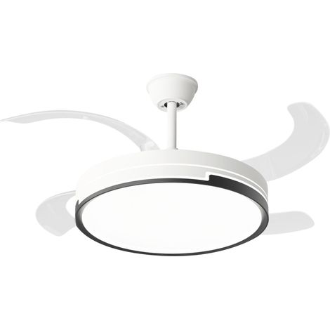 Ventilador de techo retráctil con luz LED y temporizador (1/5)