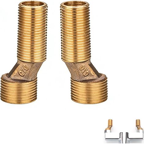 1 Raccord Mâle Laiton, Bras Pivotant, Réducteur Excentré, Ajustement 1/2-3/4 Pouces, Pour Salle De Bain