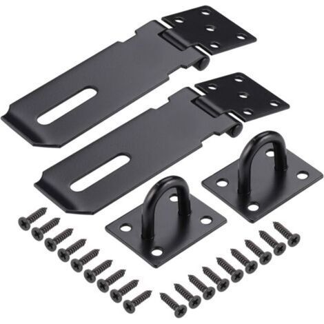 ALLIANDISLoquet de portail de jardin, loquet de portail intérieur, loquet en acier inoxydable, serrure coulissante de salle de bain, lot de 2, 5 pouces (1/4)
