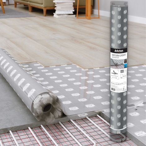 rotolo da 20mq di Tappetino Parquet, Spc, Lvt, Laminati per Sottofondi Riscaldati e Umidità SILENZA ACQUASTOP 1,6mm