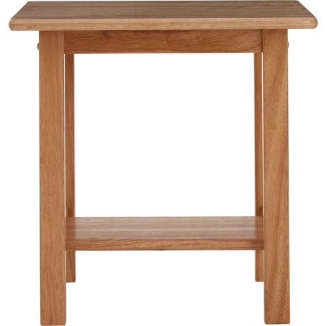 Interiors by Premier Contemporary Square Side Table, Solid Wood Side Table, Modern Wood Nightstand, Wooden Bedside Table (1/5)