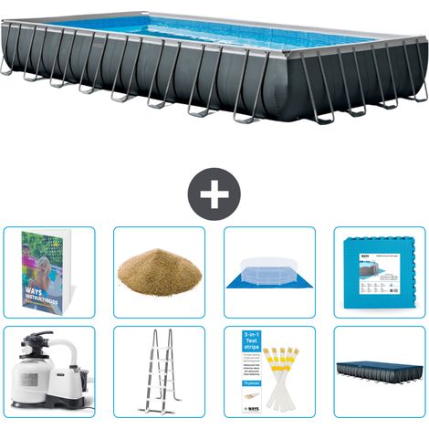 Ultra XTR Pool Rechteckig - 975x488x132 cm - 9-teilig S557