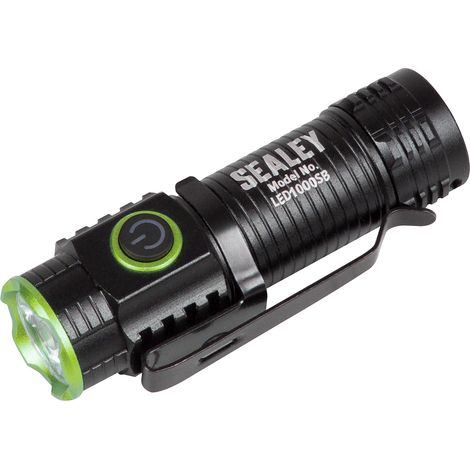 Sealey LED1000SB Rechargeable Super Beam Pocket Light 10W SMD LED