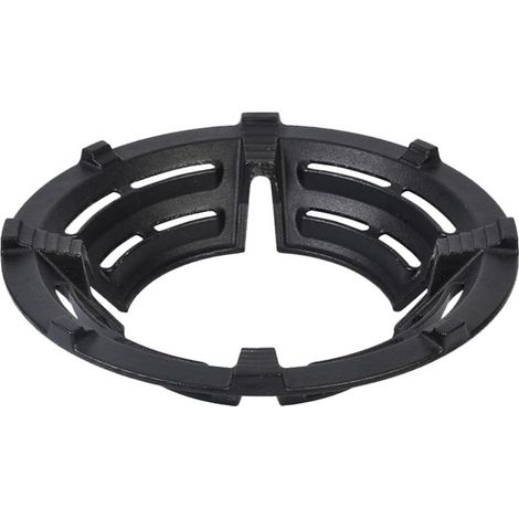 Anneau De Support De Wok En Fonte, Support Universel Wok pour Plaque Cuisson à gaz Support Ronde Antidérapant Fonte la Cuisine les Fritures le four à café le wok etc (1/5)