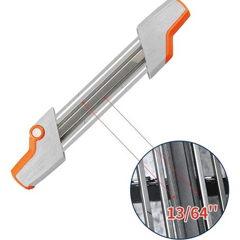 Kaelt - 2pcs Affûteuse pour tronçonneuse Porte-lime 2 en 1 pour chaîne de tronçonneuse 3/8" P Ø 4,0 mm (1/5)