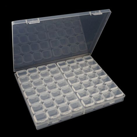 Transparente Aufbewahrungsbox – PP, Abmessungen 100 x 23 x 21 mm für tragbaren und hygienischen Schutz (1/5)