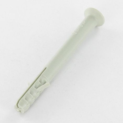Cheville Nylon Longue Collerette 6X80 Pour Vis 4 - 10 pièces (1/3)