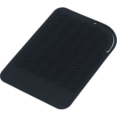 Coussinet résistant à la chaleur en silicone pour fer à friser, lisseur et fer plat (1/5)