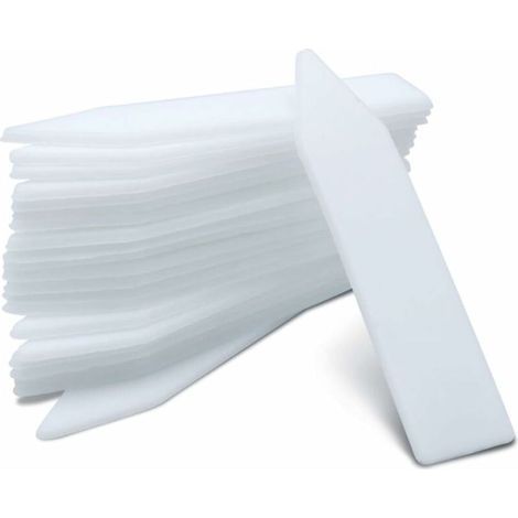 200 étiquettes de plantes épaisses et petites, étiquettes de plantes en plastique blanc de 5 cm, étiquettes de jardin imperméables (1/5)