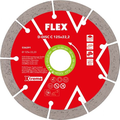 FLEX Diamant-Trennscheibe Beton Xtreme D-DISC C 125x22,2 536291