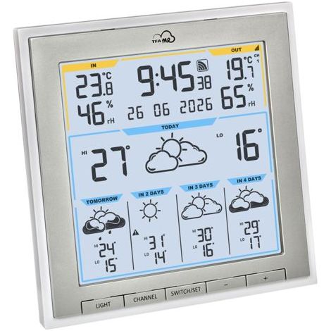 TFA TFA.me 35.8105.02 ID-08 WLAN Funk-Wetterstation weiß