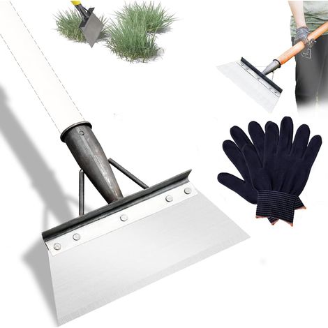 Pelle Jardinage, Pelle de Nettoyage Multifonctionnelle, Grattoir Jardin, Multifonction Outillage, Outil de Désherbage, Pelle de Jardin pour Espace Extérieur, Ferme, 21cm (no poignée) (1/5)