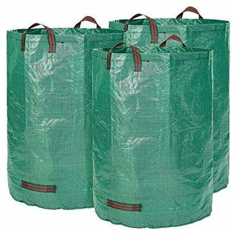 Bolsas de jardín XXL Premium - Bolsas para residuos de jardín resistentes hechas de polipropileno (PP) extremadamente robusto de 150 g/m² - Bolsas para hojas independientes y plegables (1/4)