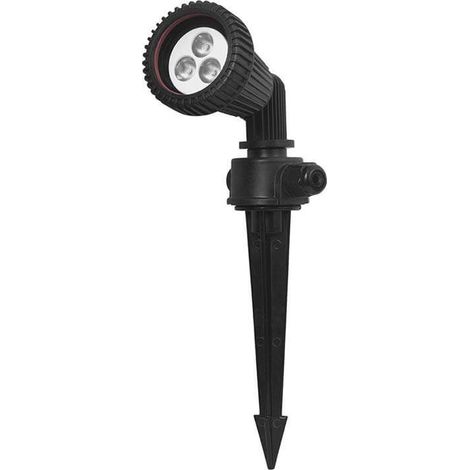 Forlight Tidian - LED-Strahler für Gu10-Leuchtmittel mit 35W. Durchmesser 7.8cm. Gehäuse aus Plastico. Außenbereich IP65. Farbe Schwarz (1/5)