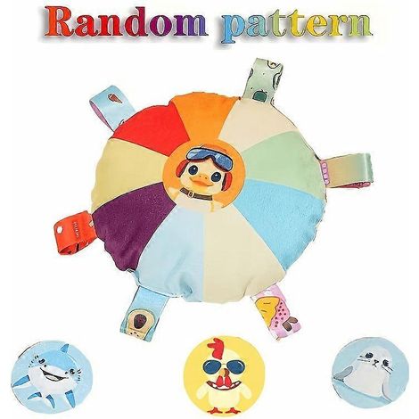 Peluche chirriante para perros con diseños de dibujos animados aleatorios, juguete interactivo sin pilas para todas las razas, accesorio duradero para el entrenamiento y el juego de cachorros. (1/5)