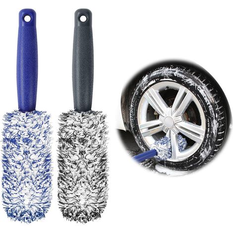 Brosse Jantes Voiture, remplacer tête de Brosse de Nettoyage de Roue, pour Jante sans Partie Métallique, pour Nettoyage Efficacement Jantes de Voiture sans Créer de Rayure (1/5)