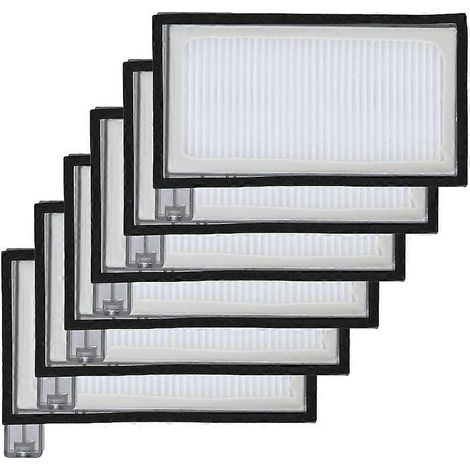 Lot de 6 aspirateur Spare filtres pour Eufy X8 Pro série X8 Pro SES accessoires d'aspirateur (1/5)