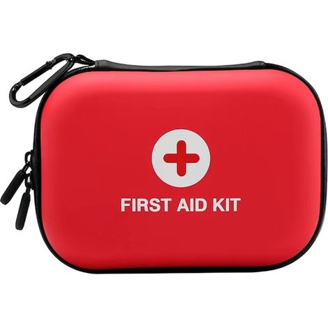 Trousse de secours 102 pièces, 17.5x12.5x6.5 cm, Rouge/Blanche
