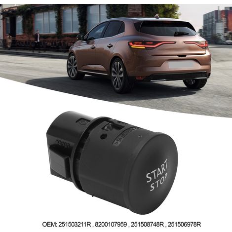 Interrupteur d'Allumage et Start-Stop 251503211R ABS 4 Pins Compatible Scenic IV Kadjar Talisman Espace IV (1/5)