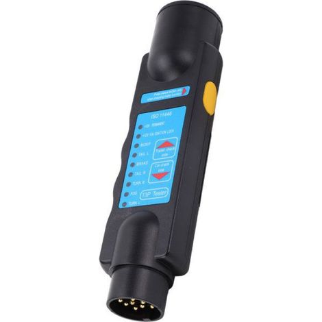 Testeur Prise Remorque 13 Broches LED Indicateur, Circuit Électrique Voiture, Outil Diagnostic (1/4)