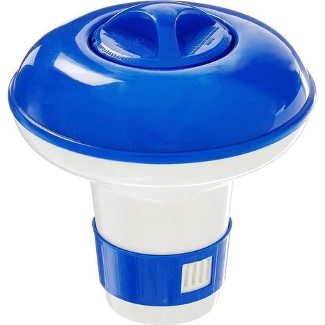 Distributeur de Chlore Comprimés de Chlore ou Granules, Flotteur Chimique Piscine, Diffuseur de Chlore pour Nettoyage des Piscines ou Hot Tubs Spa - 5inch (1/4)