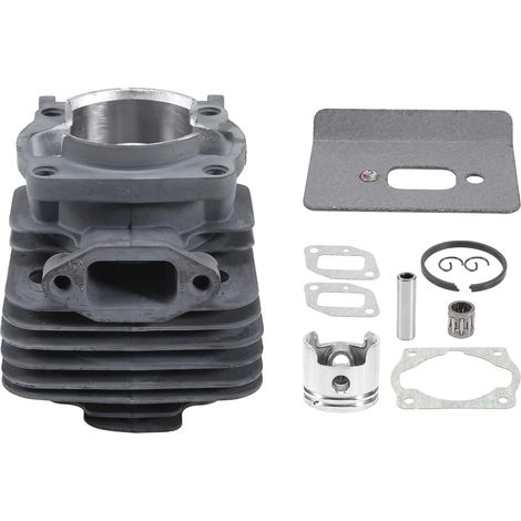 Kit Piston 44mm 52CC Métal pour Débroussailleuse Cylindre Anneau Goupille Réparation Moteur Thermique (1/5)