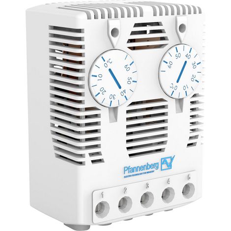 Pfannenberg Schaltschrank-Thermostat FLZ 543 THERMOSTAT S/S 0..60°C 240 V/AC 2 Schließer (L x B x H) (1/4)