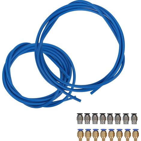 Tube PTFE pour imprimante 3D, connecteurs pneumatiques PC4-M6 et PC4-M10 pour Creality Ender 3 (1/5)