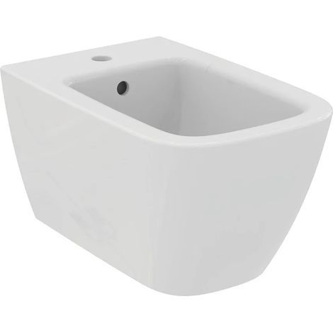 Ideal Standard i.Life B - Bidet sospeso, 355x540 mm, con troppopieno e foro per miscelatore, bianco T461501 (1/10)
